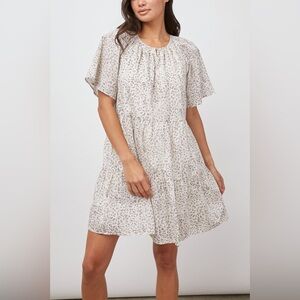 Rails Clarissa Dress in Watercolor Cheetah